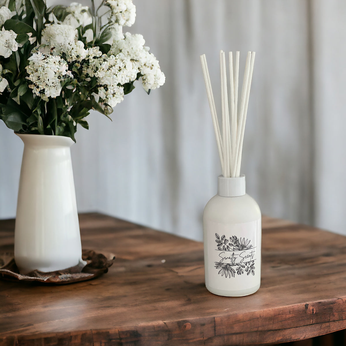 Reed Diffuser - White – Swalty Scents