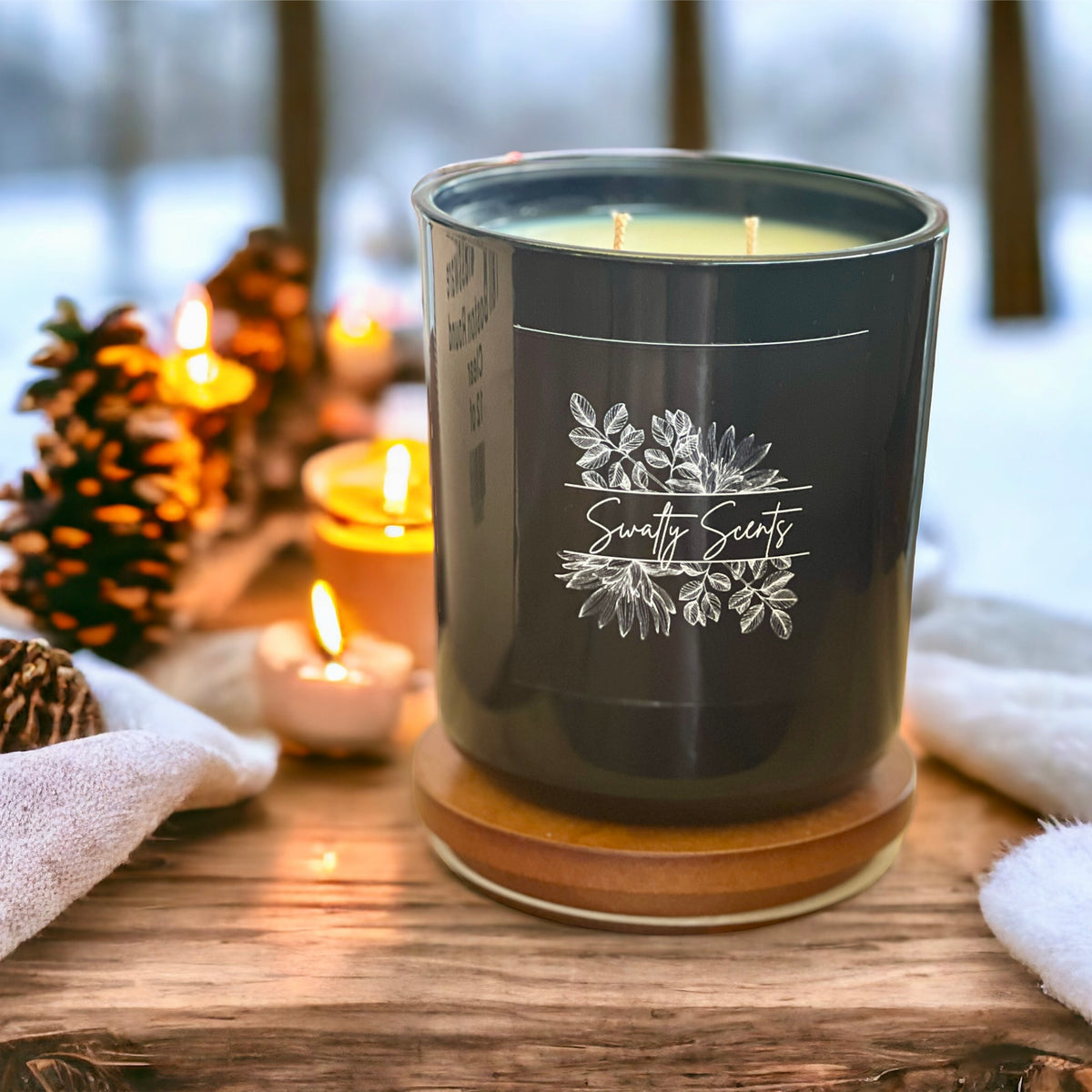XXL Black Candle – Swalty Scents